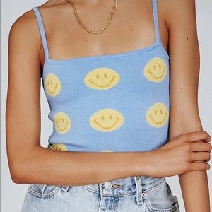 *brand new* Smiley Y2K Knit Cami